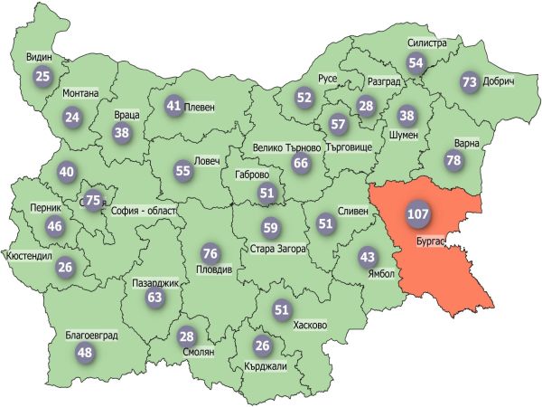 COVID заболеваемост: Почти 100% ръст за седмица