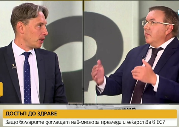 Бившият здравен министър проф Костадин Ангелов от ГЕРБ и бившият