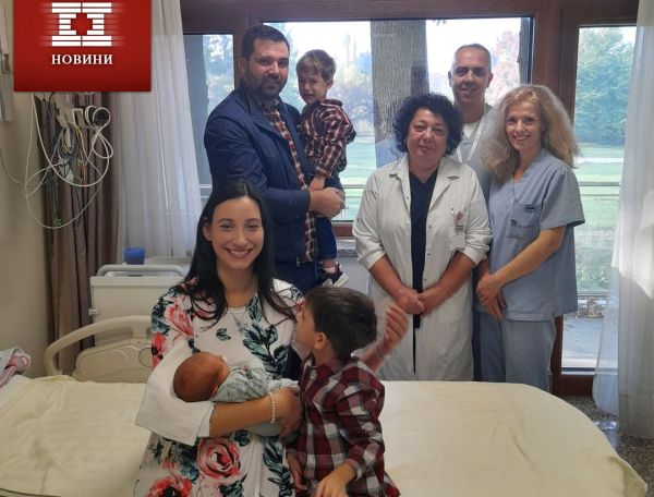 Петото дете в семейството на Божена и Давид от Русе