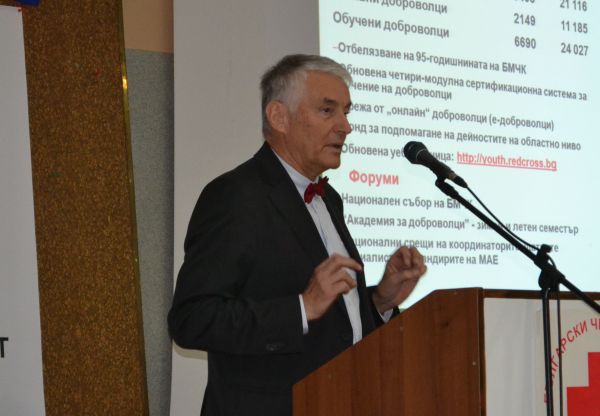 Христо Григоров преизбран за председател на БЧК