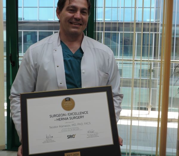 Водещ лекар от „Софиямед“ със световно признание за постижения в областта на хирургията