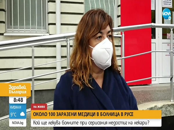 Увеличава се броят на заразените с COVID медици в Русе