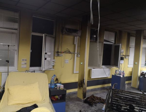 Пожар горя в COVID отделението на русенска болница