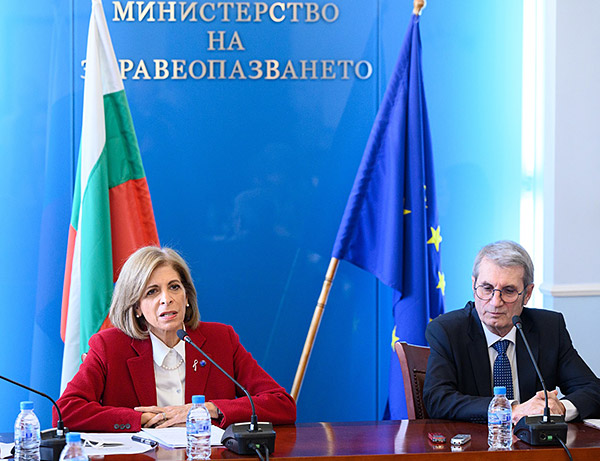 Еврокомисар Кириакиду и министър Хинков разговаряха за лекарствена политика, онкологични заболявания и психично здраве 