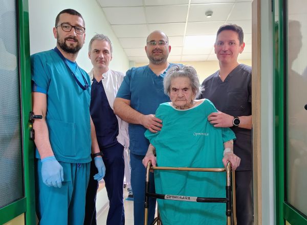 Мултидисциплинарен екип на УМБАЛ „Софиямед“ изписа 103-годишна пациентка