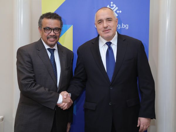 Премиерът и д-р Гебрейесус обсъдиха сътрудничеството между България и СЗО